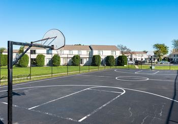 Basketball court and activity court